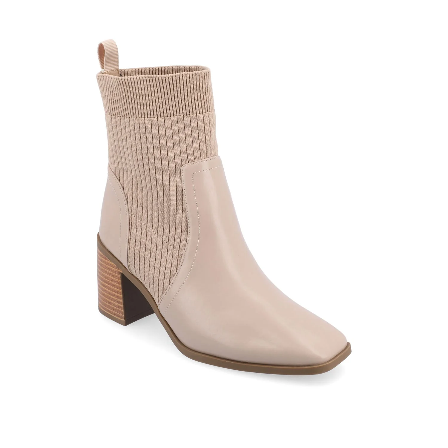 HARLOWE CHELSEA BOOTIES IN WIDE - Taupe - Image 2