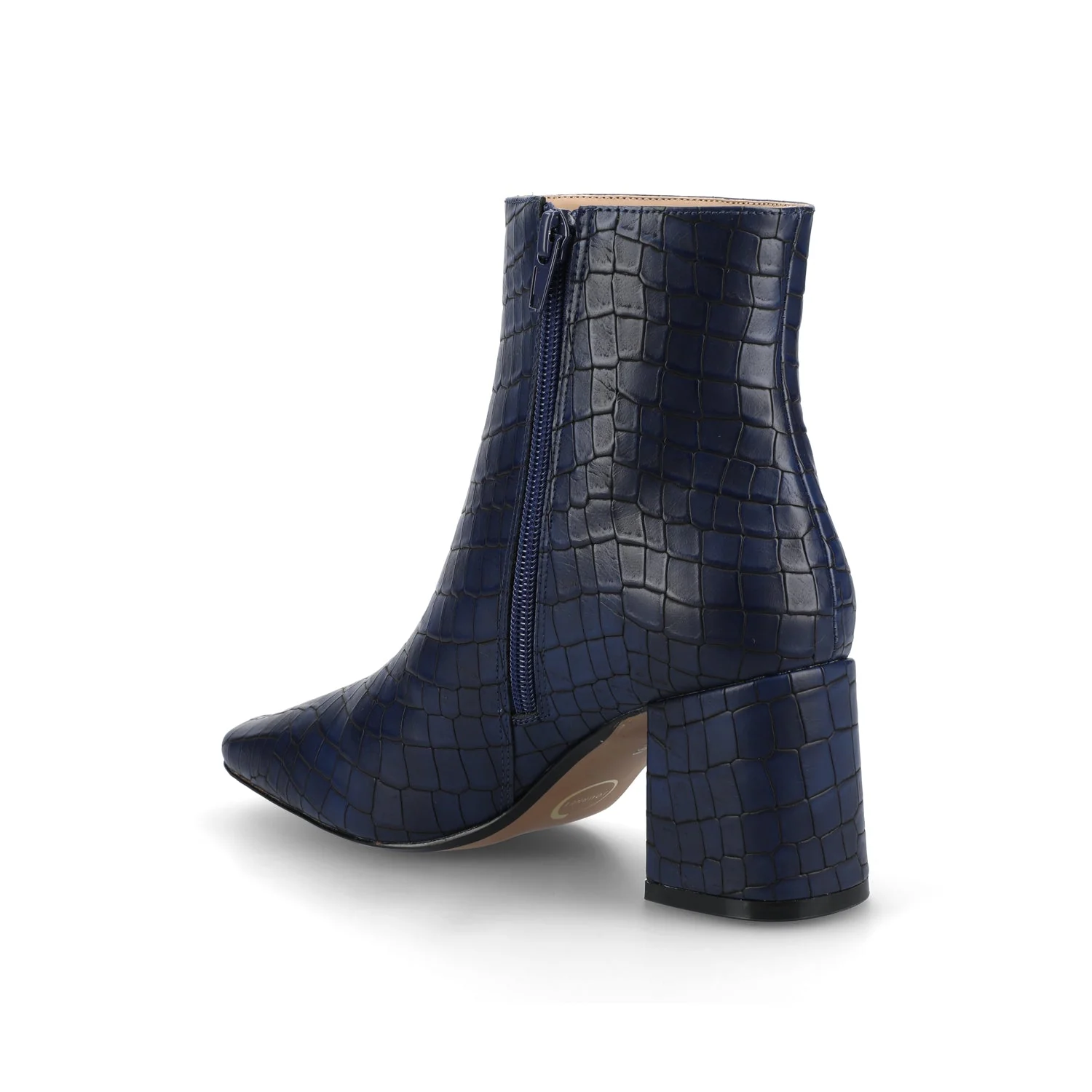 HAYLINN SQUARE TOE BOOTIES - Blue Croco - Image 3