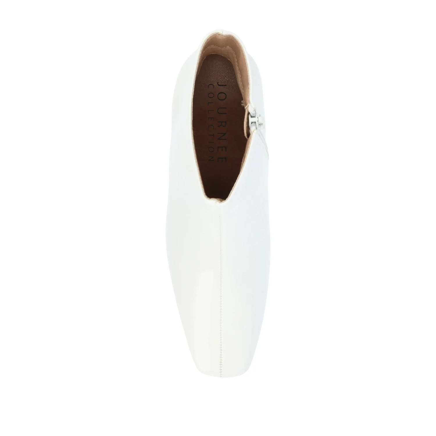 HAYLINN SQUARE TOE BOOTIES - White Patent - Image 7