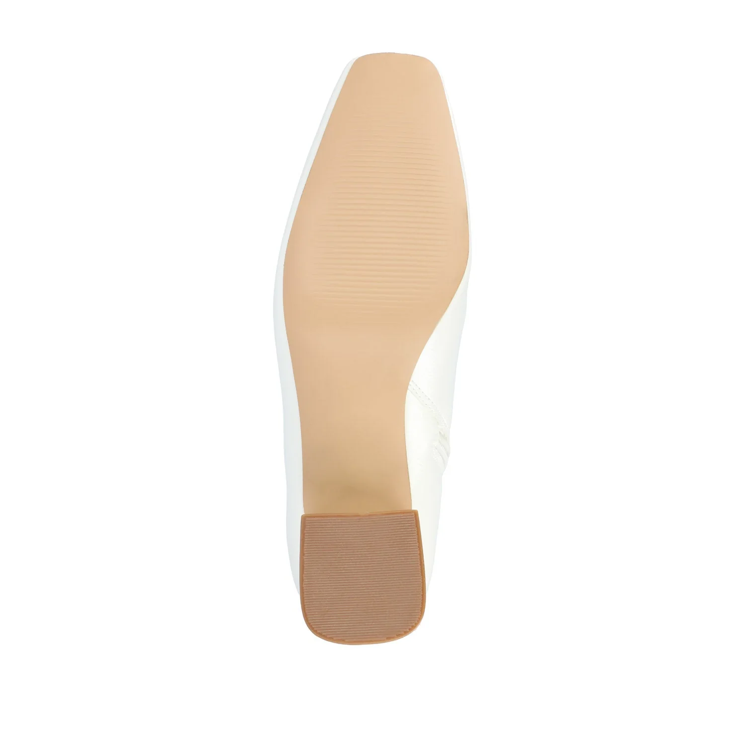 HAYLINN SQUARE TOE BOOTIES IN WIDE WIDTH - White Patent - Image 10