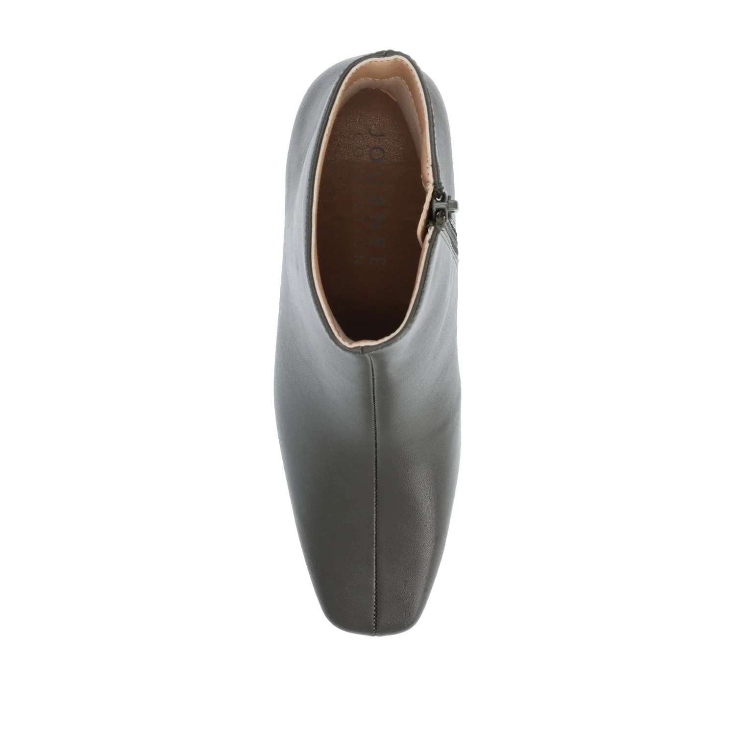 HAYLINN SQUARE TOE BOOTIES IN VEGAN LEATHER - Green PU - Image 7