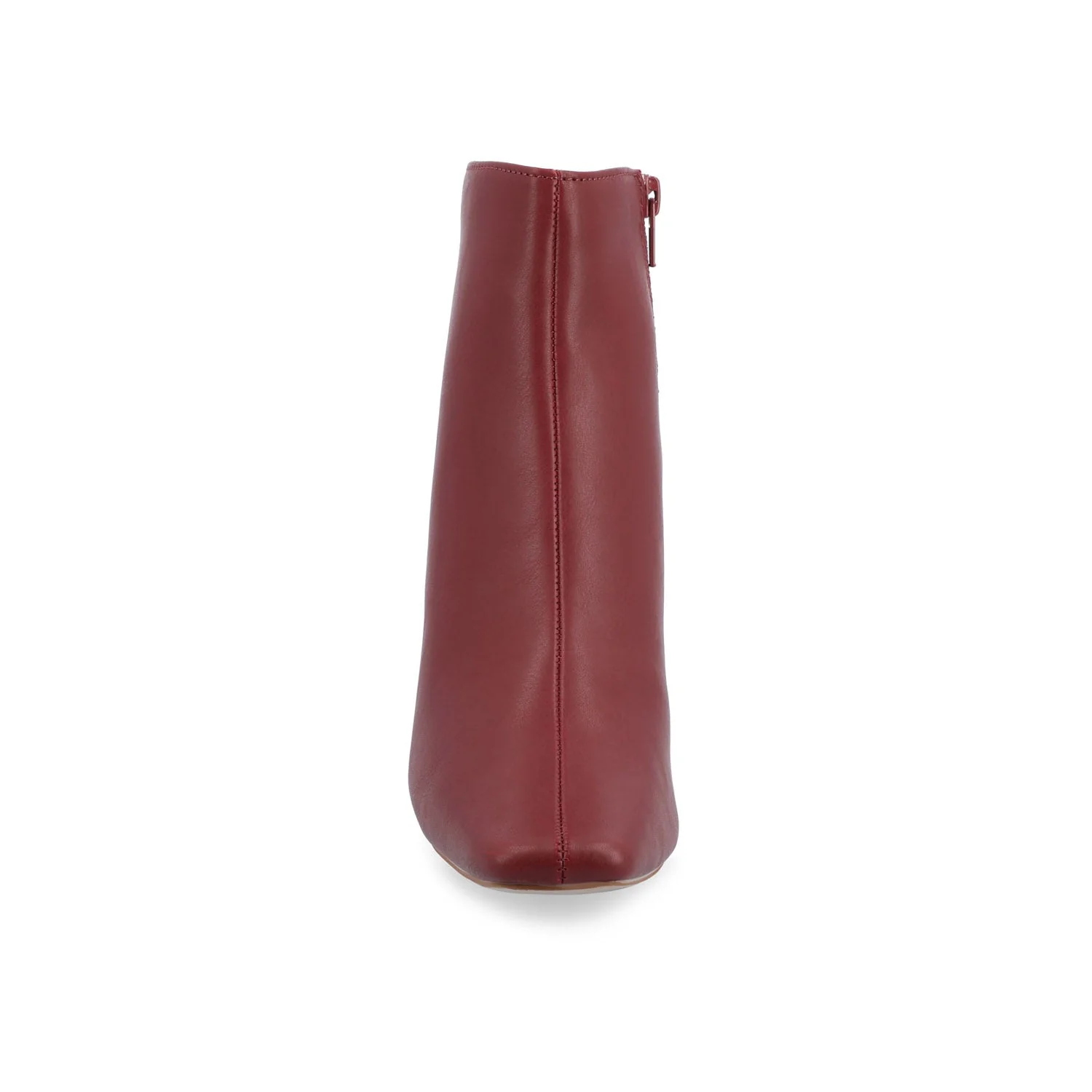 HAYLINN VEGAN LEATHER BOOTIES IN WIDE - Brick PU - Image 6