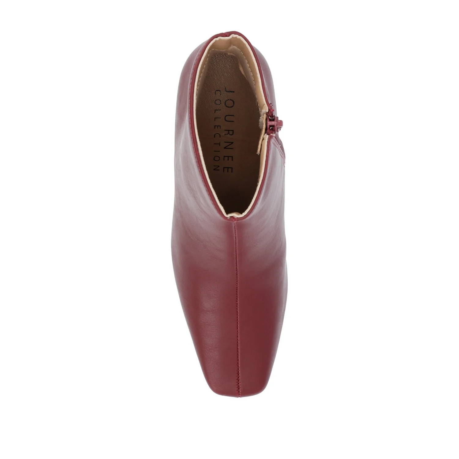 HAYLINN VEGAN LEATHER BOOTIES IN WIDE - Brick PU - Image 7