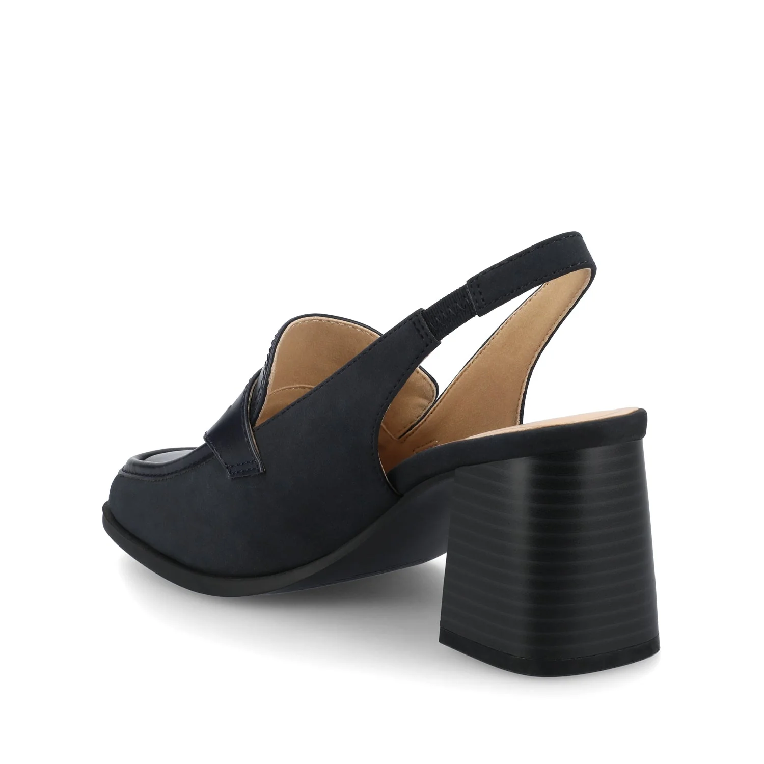 HENRIKA MOC TOE PUMPS - Navy - Image 3