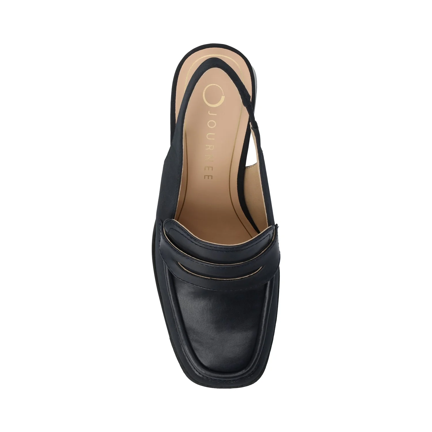 HENRIKA MOC TOE PUMPS - Navy - Image 4