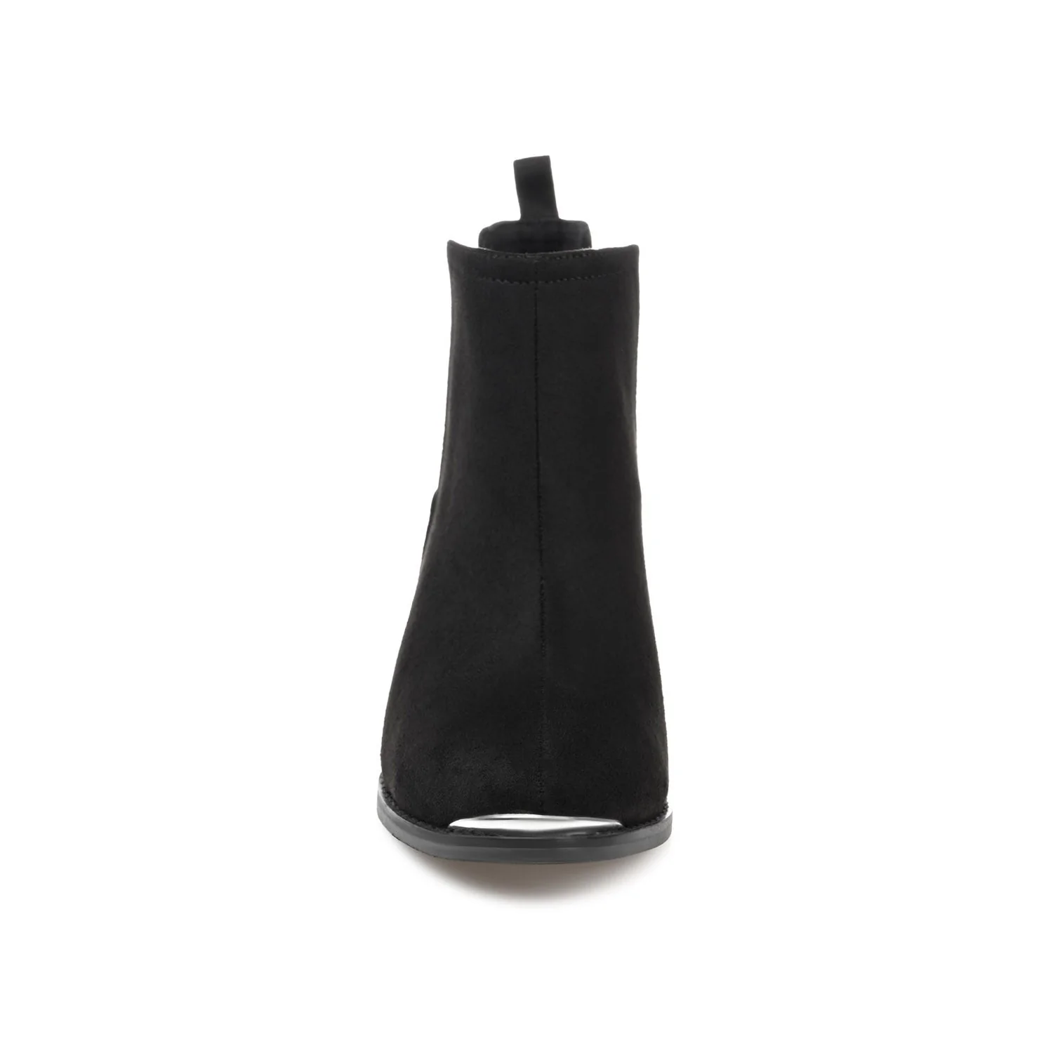 ISSLA CUTOUT BOOTIES IN FAUX SUEDE - Black - Image 5