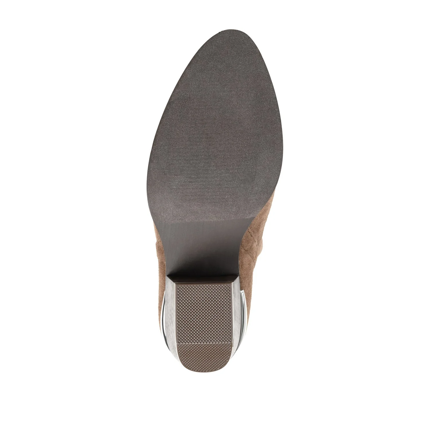 ISSLA CUTOUT BOOTIES IN FAUX SUEDE - Taupe - Image 8