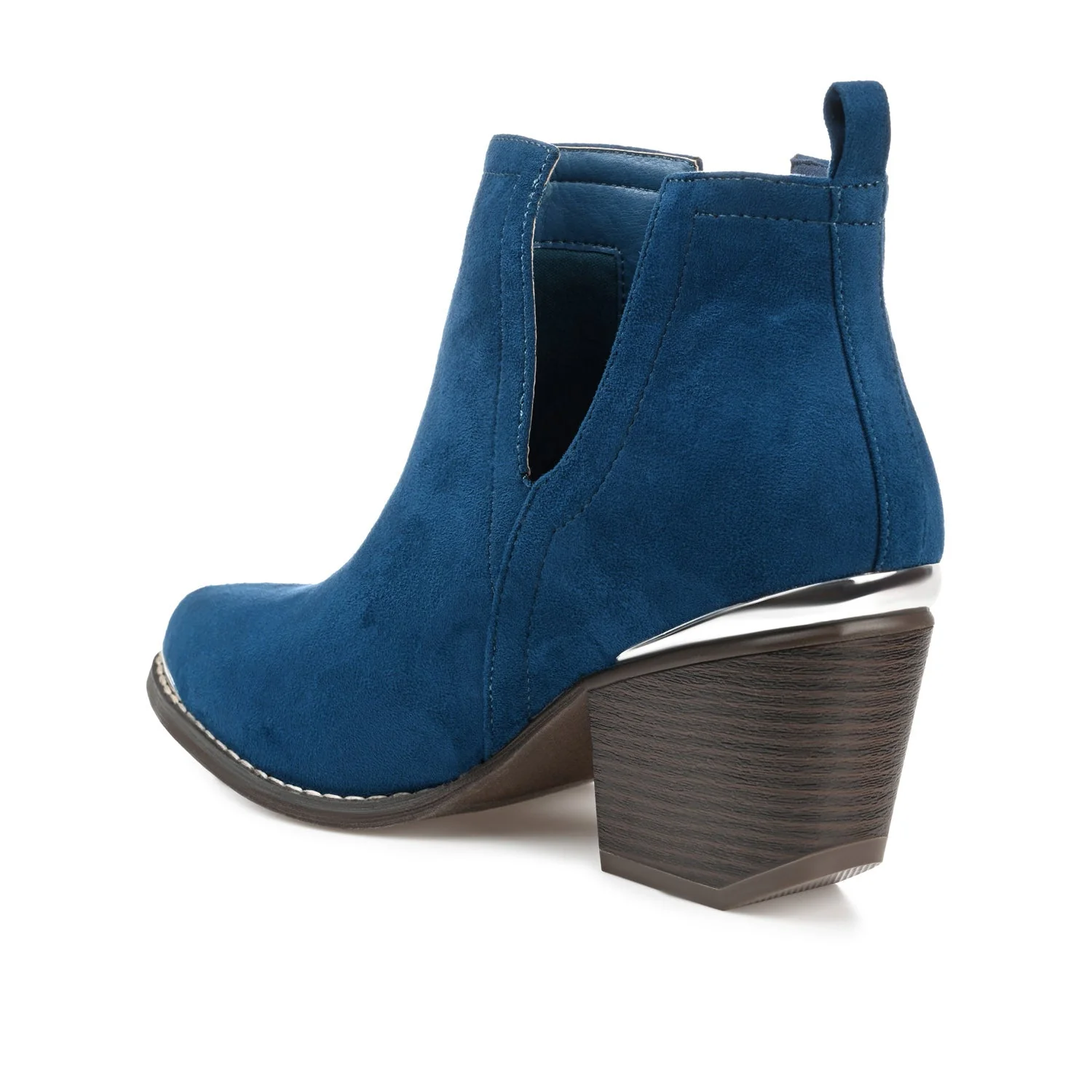 ISSLA CUTOUT BOOTIES IN WIDE - Blue - Image 4