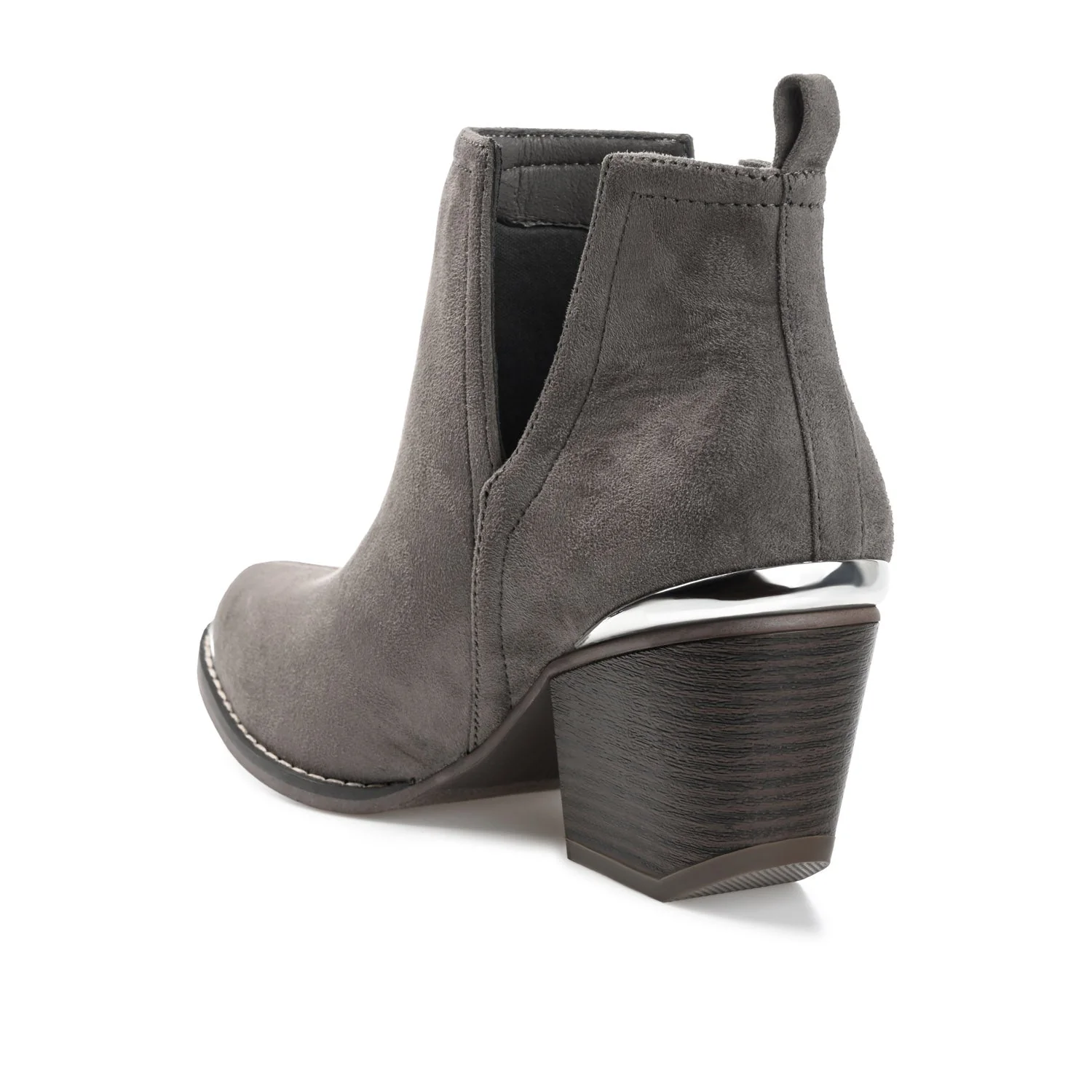 ISSLA CUTOUT BOOTIES IN WIDE - Grey - Image 4
