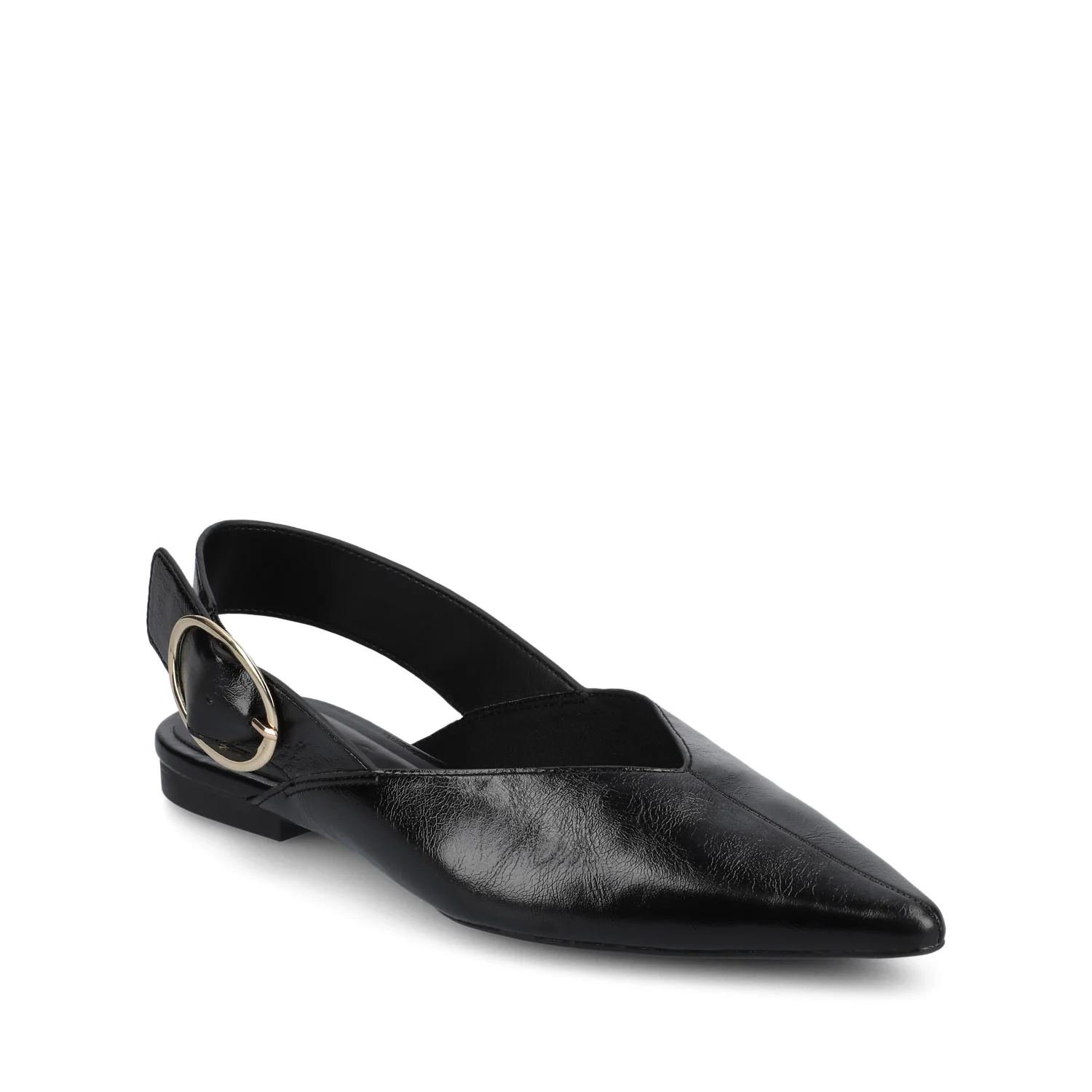 JACQUELINE SLING BACK FLATS - Black - Image 2