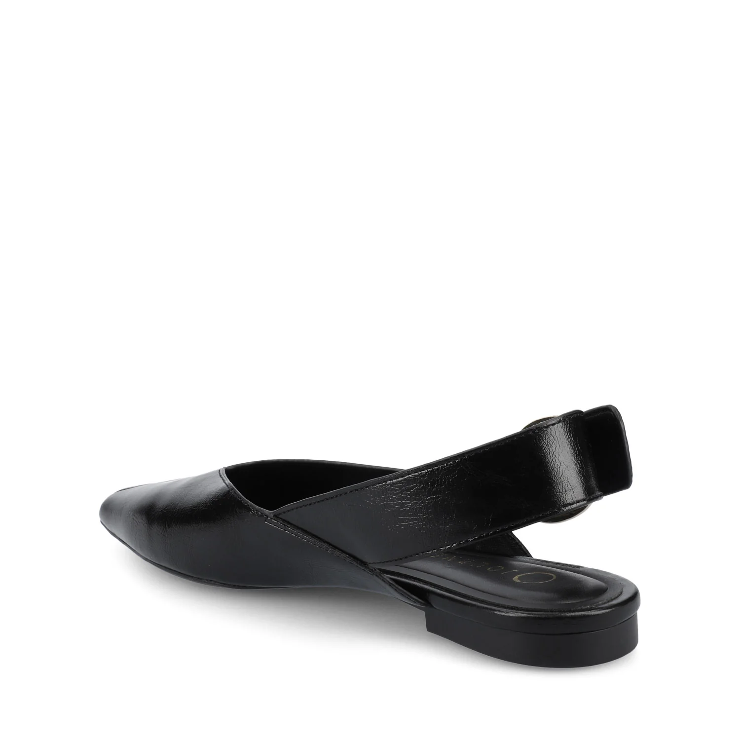 JACQUELINE SLING BACK FLATS - Black - Image 3