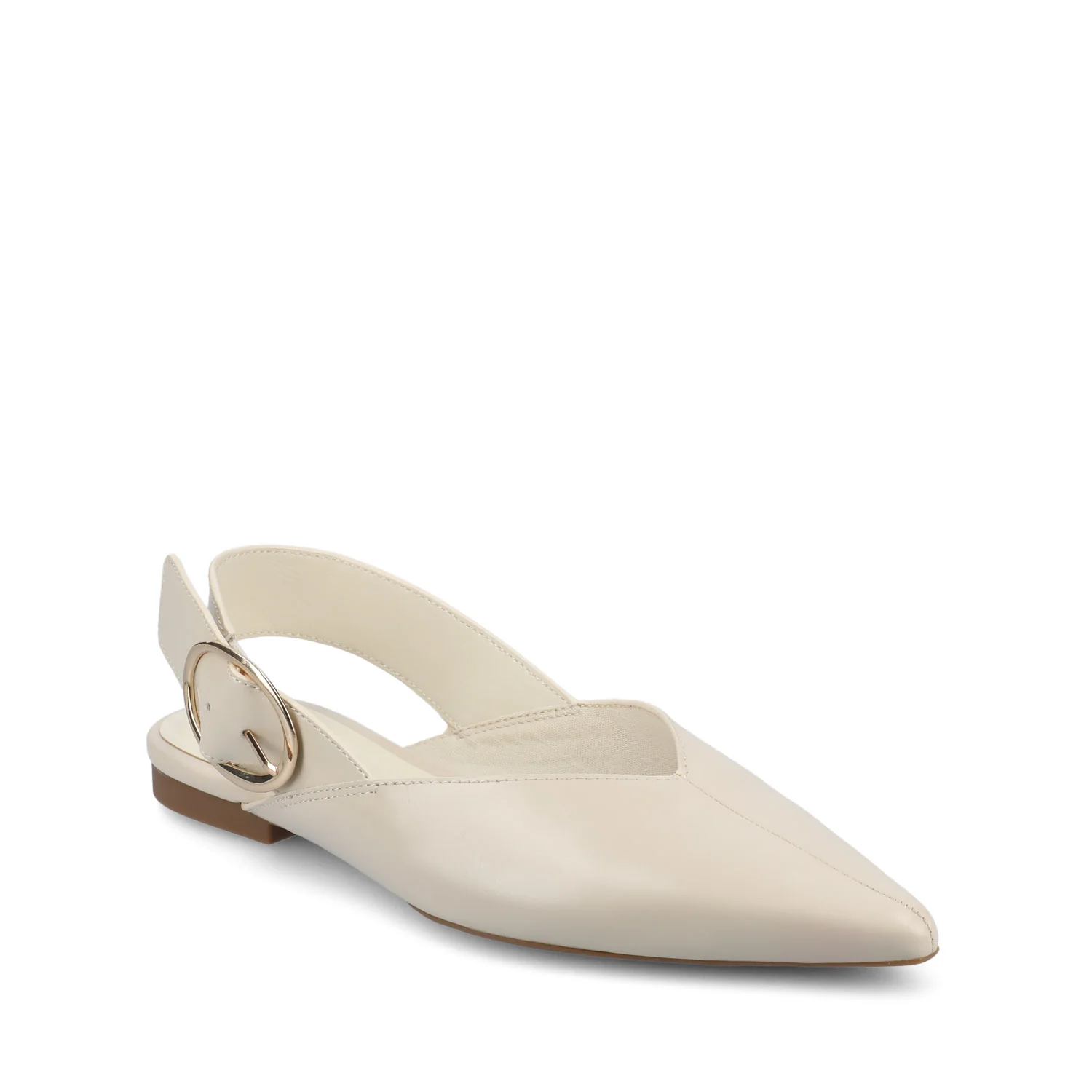 JACQUELINE SLING BACK FLATS - Bone - Image 2