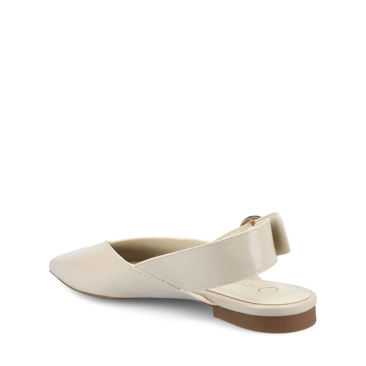 JACQUELINE SLING BACK FLATS - Bone - Image 3