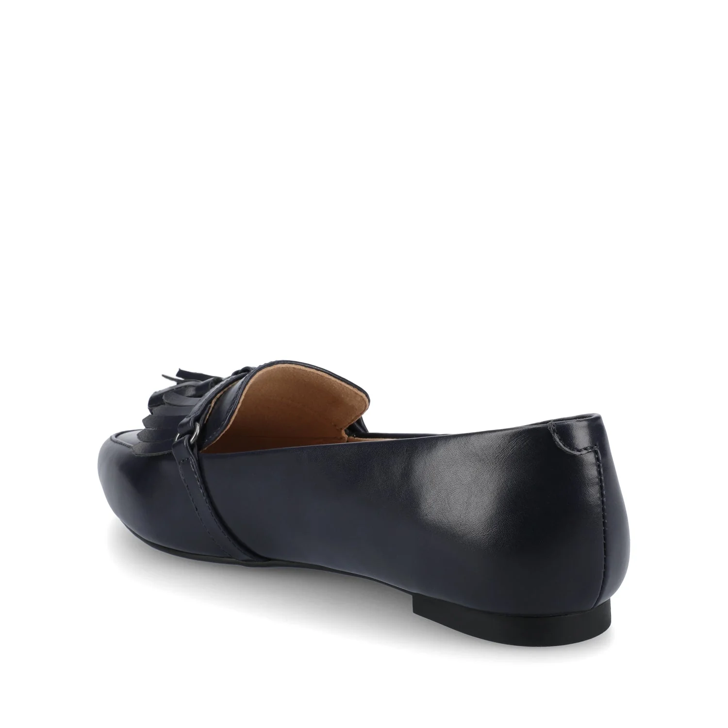 JANNAH TASSEL LOAFER FLATS IN WIDE - Navy - Image 3