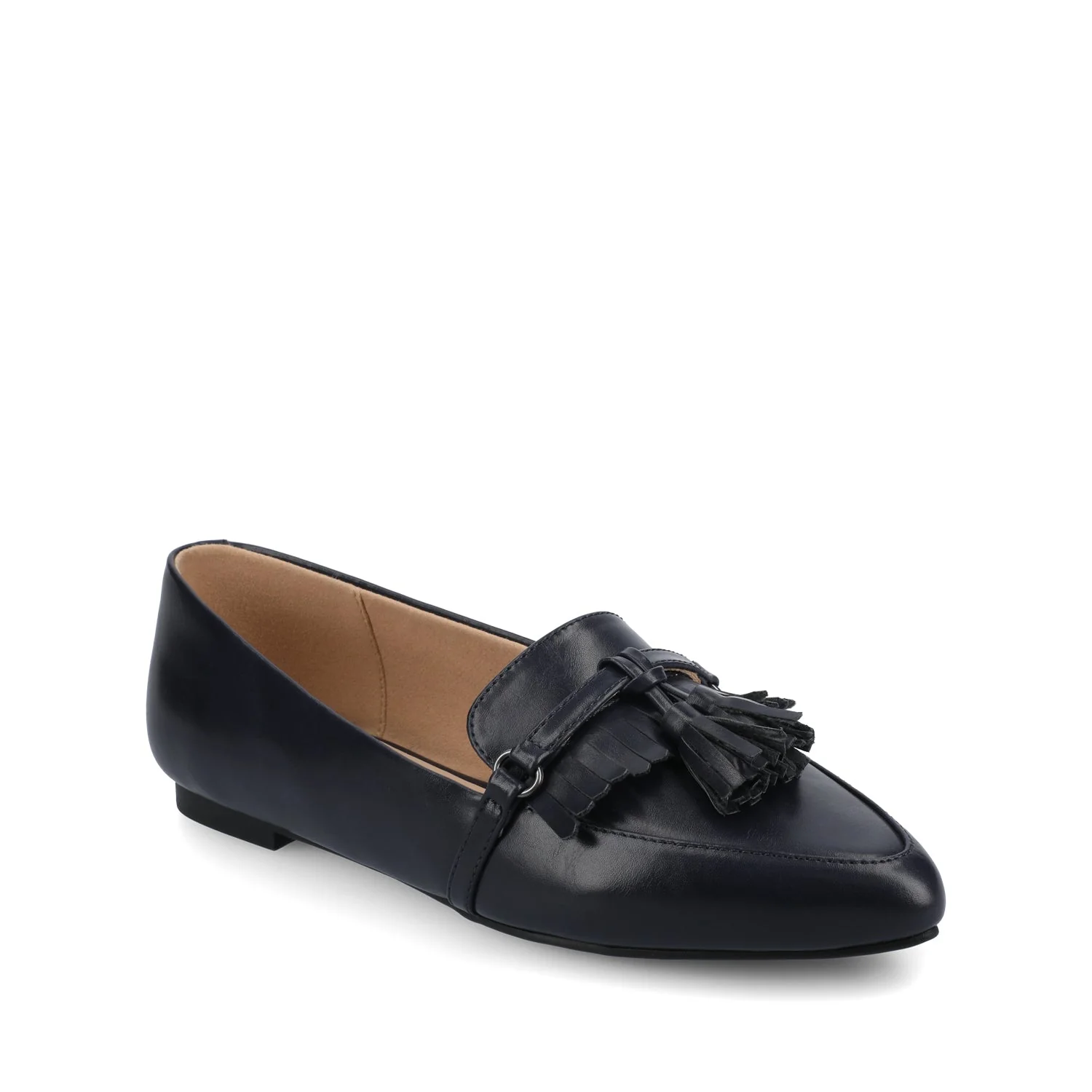 JANNAH TASSEL LOAFER FLATS - Navy - Image 2