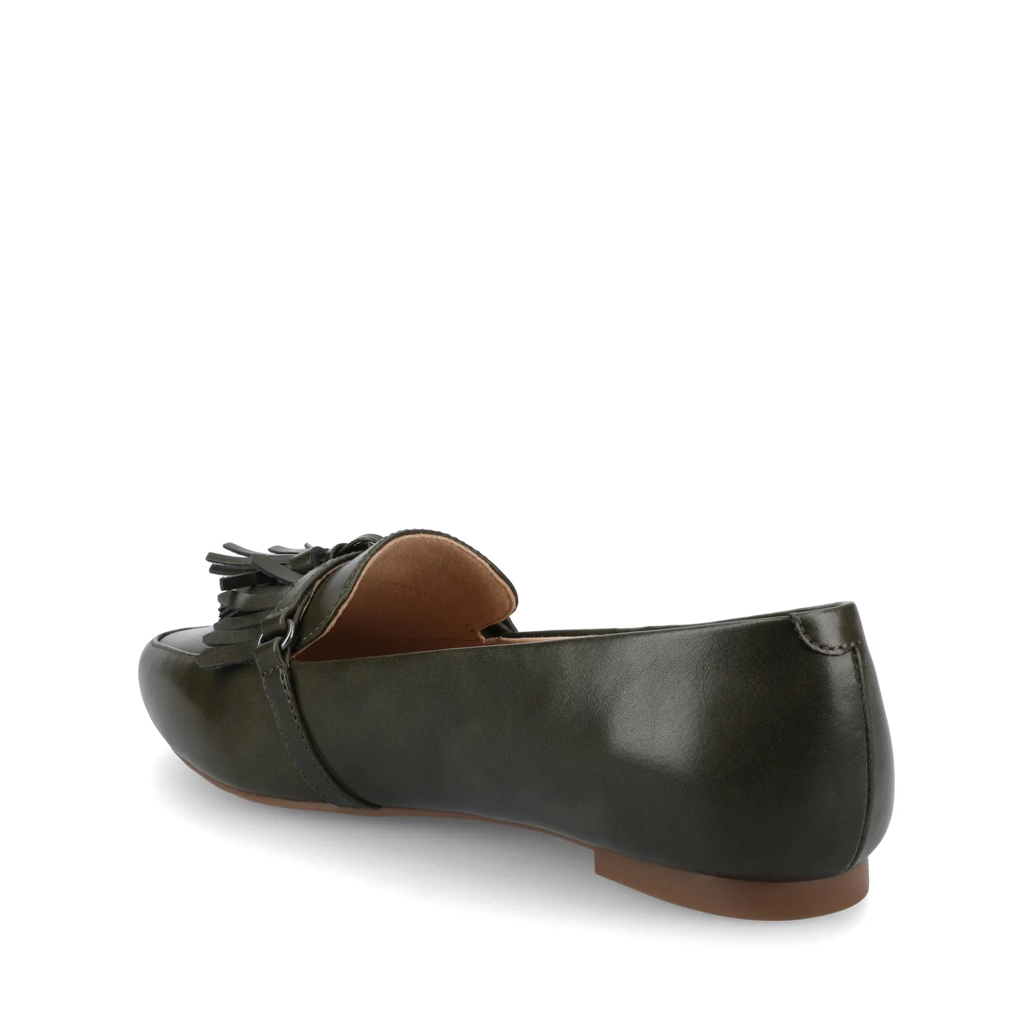 JANNAH TASSEL LOAFER FLATS - Olive - Image 3