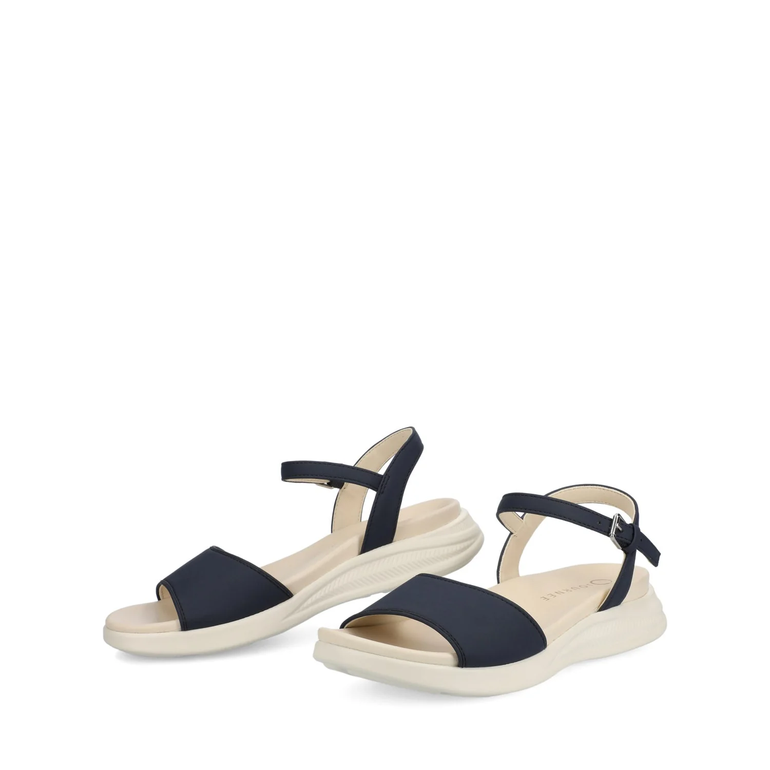 JAYLEE BUCKLE SANDALS IN VEGAN LEATHER - Navy PU - Image 2