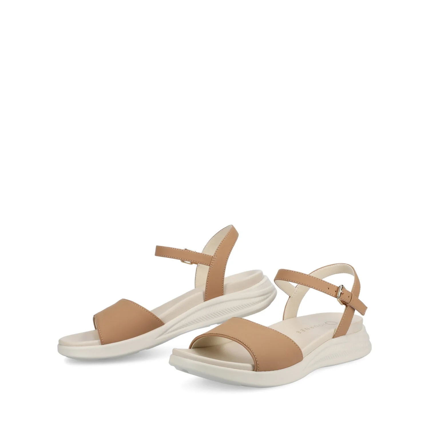 JAYLEE BUCKLE SANDALS IN VEGAN LEATHER - Sand PU - Image 2