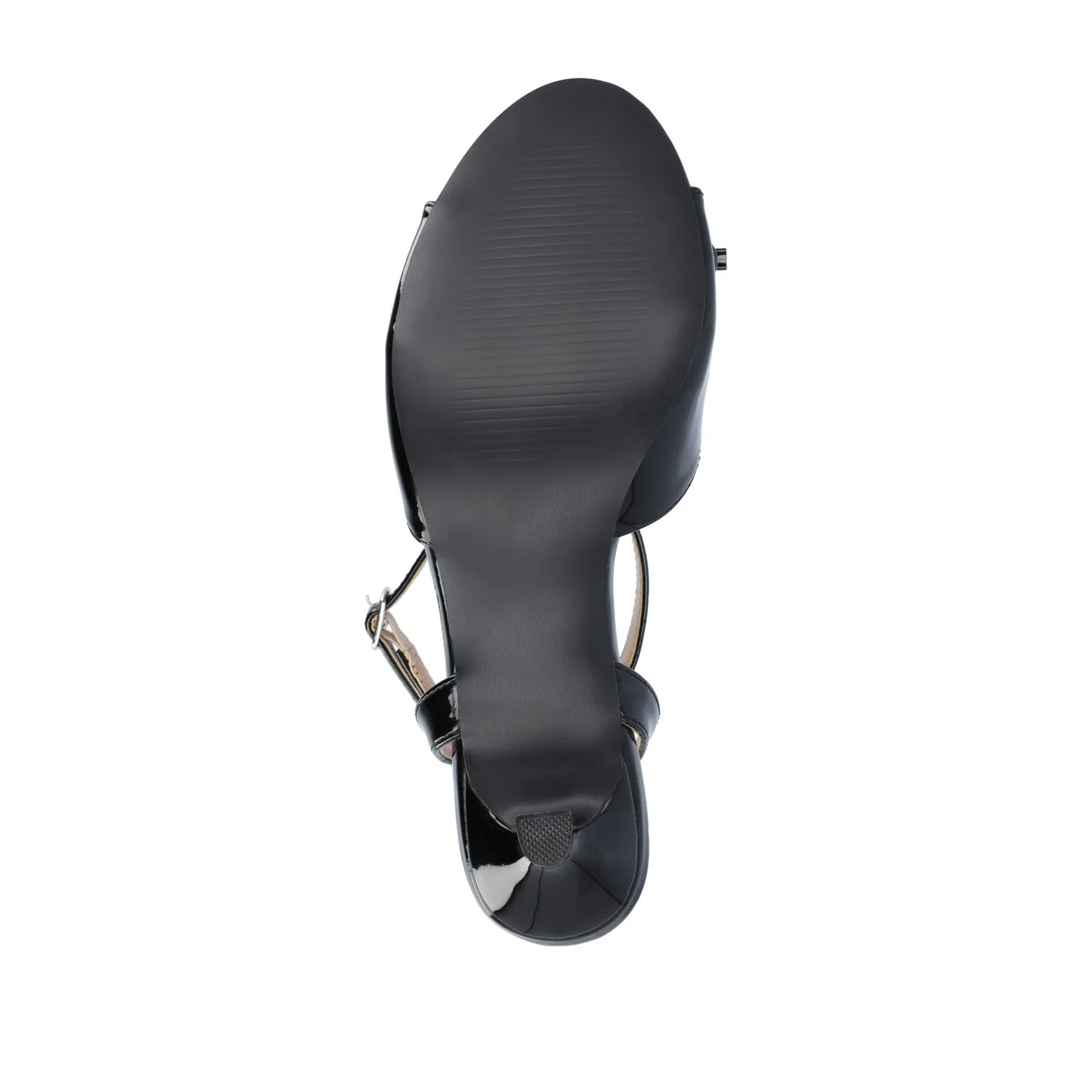 JENNIFER STRAPPY KITTEN HEELS IN PATENT - Black Patent - Image 8