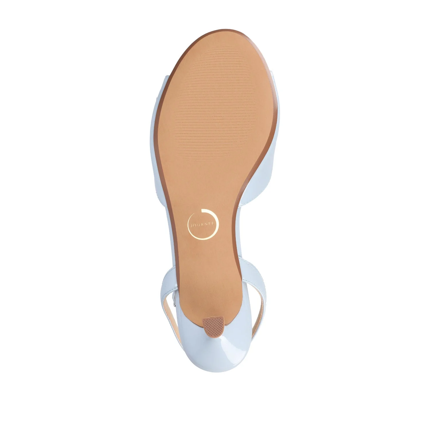 JENNIFER STRAPPY KITTEN HEELS IN PATENT - Blue Patent - Image 8