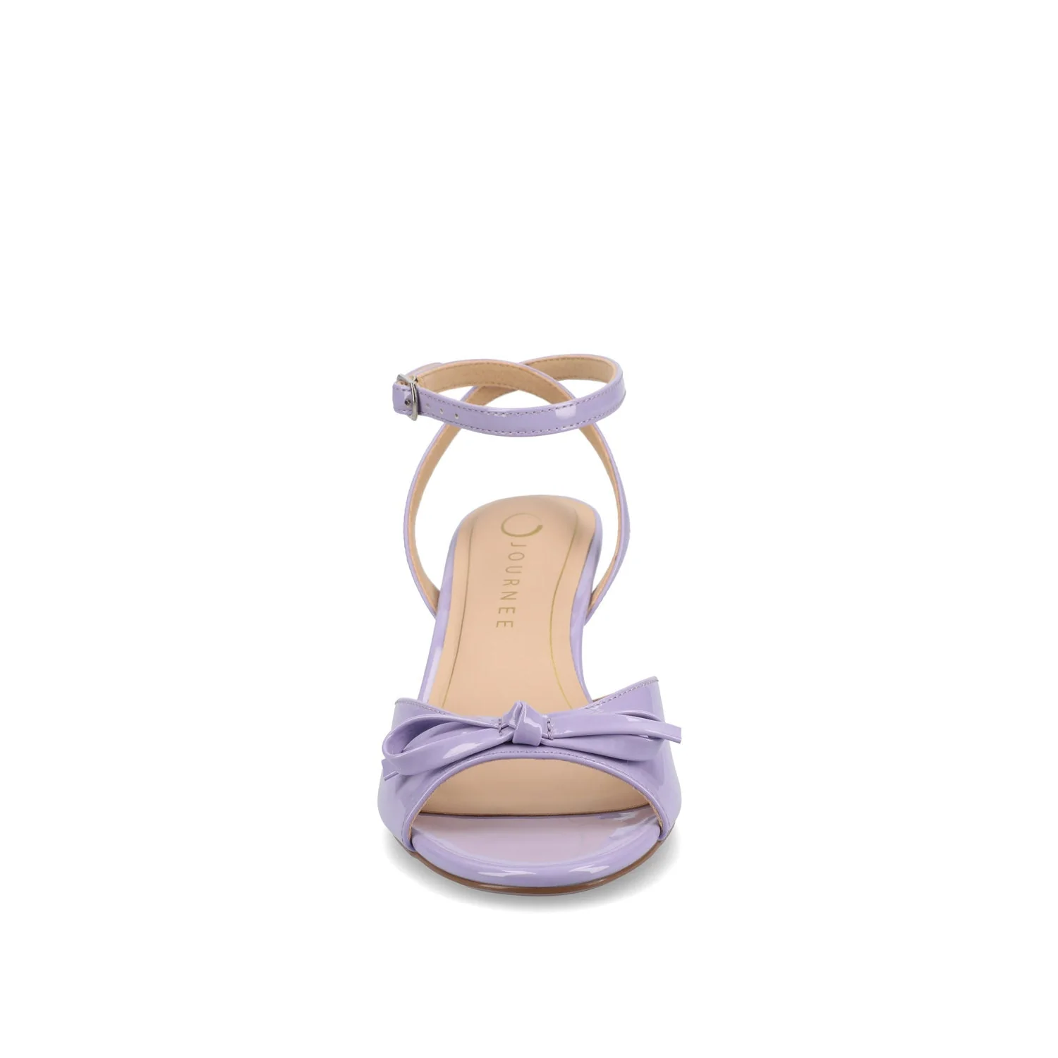 JENNIFER STRAPPY KITTEN HEELS IN PATENT - Lilac Patent - Image 5