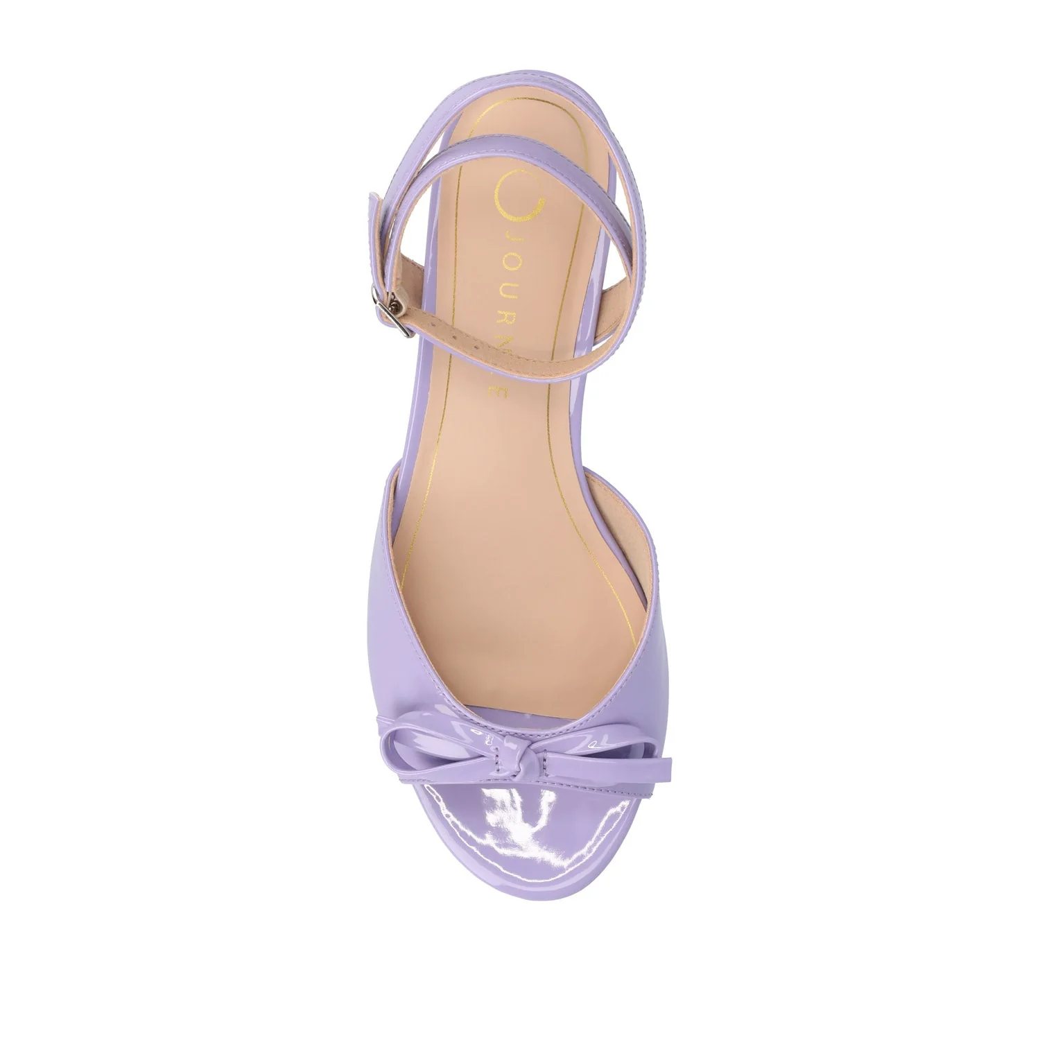 JENNIFER STRAPPY KITTEN HEELS IN PATENT - Lilac Patent - Image 6
