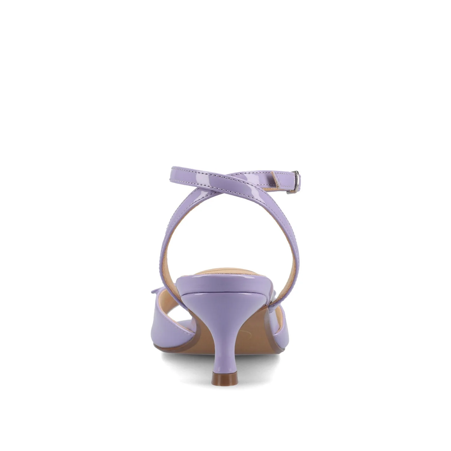 JENNIFER STRAPPY KITTEN HEELS IN PATENT - Lilac Patent - Image 7