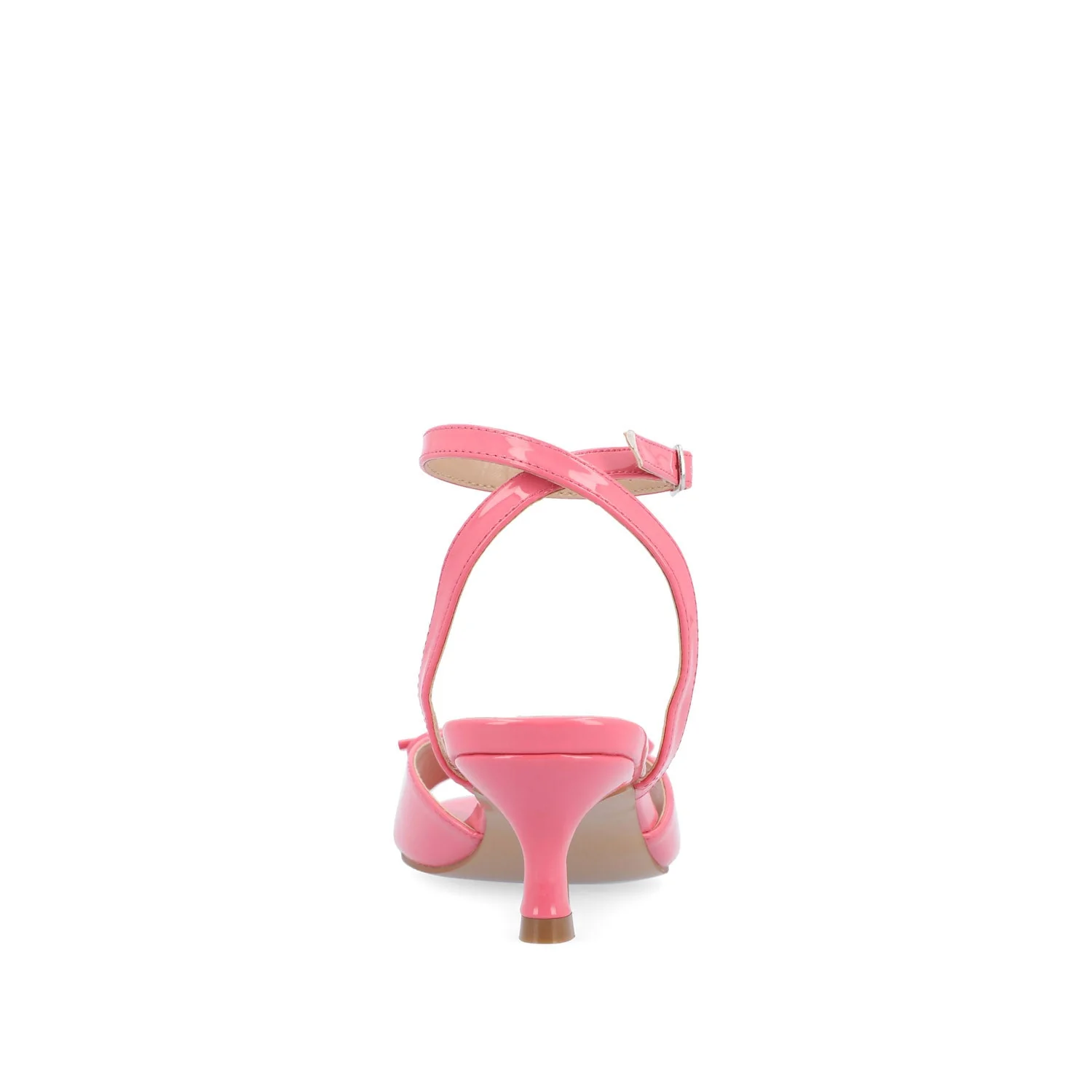 JENNIFER STRAPPY KITTEN HEELS IN PATENT - Pink Patent - Image 7