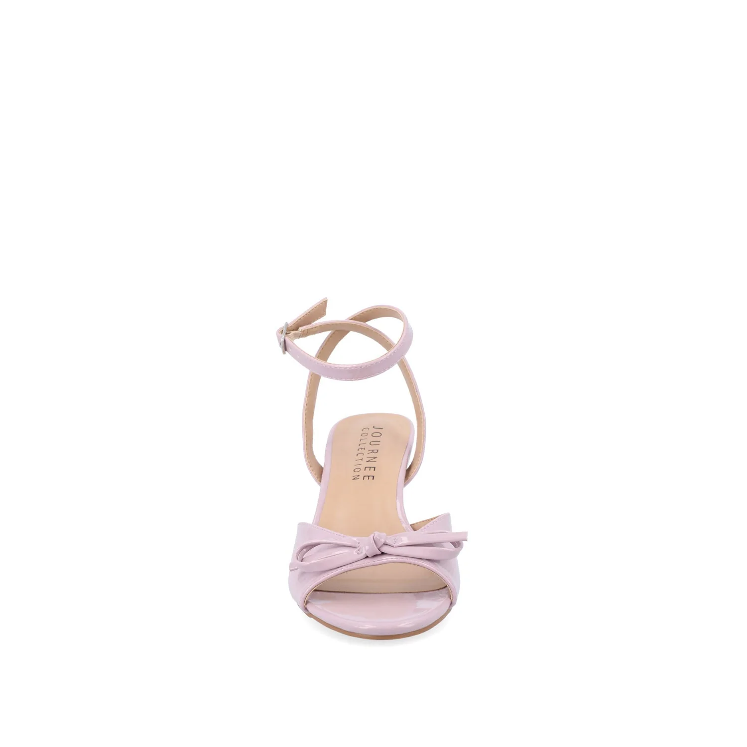 JENNIFER STRAPPY KITTEN HEELS IN PATENT - Purple Patent - Image 5