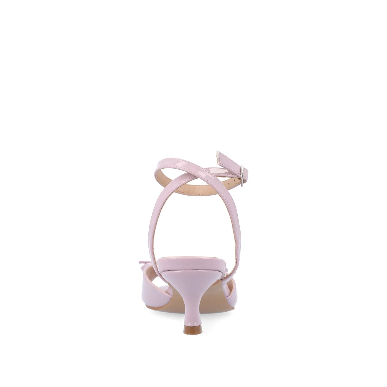 JENNIFER STRAPPY KITTEN HEELS IN PATENT - Purple Patent - Image 7