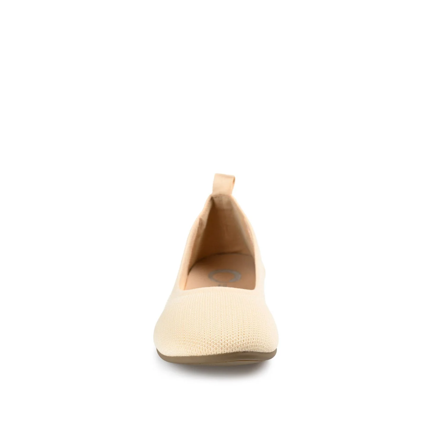JERSIE BALLET FLATS IN KNIT FABRIC - Cream - Image 5