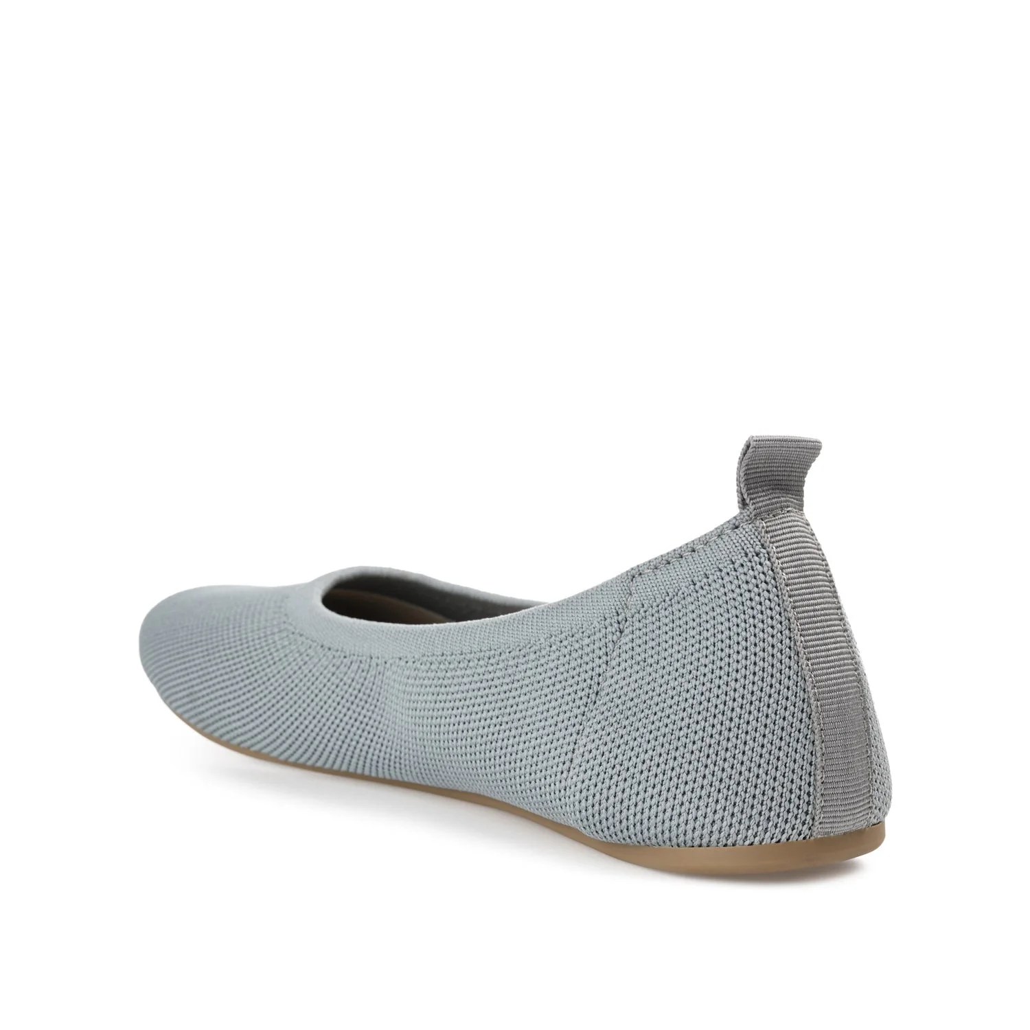 JERSIE BALLET FLATS IN KNIT FABRIC - Grey - Image 4