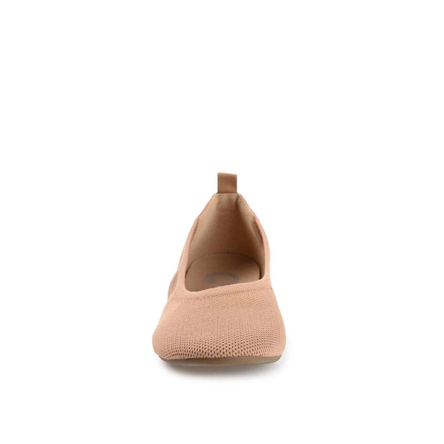 JERSIE BALLET FLATS IN KNIT FABRIC - Tan - Image 5