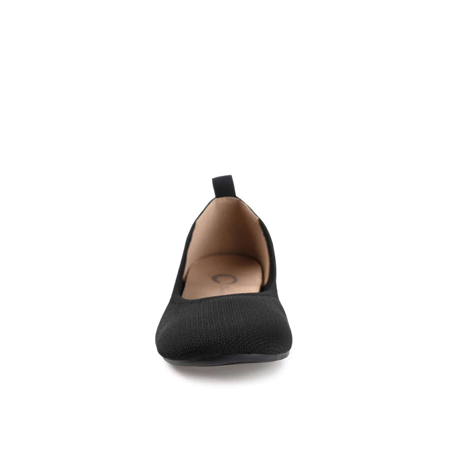 JERSIE KNIT BALLET FLATS IN WIDE - Black - Image 5