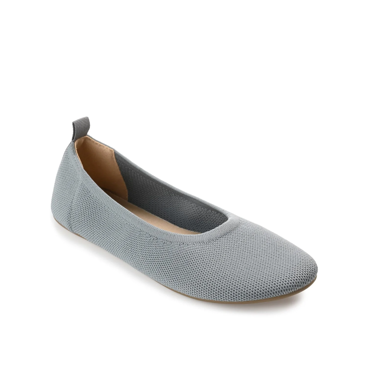 JERSIE KNIT BALLET FLATS IN WIDE - Grey - Image 2