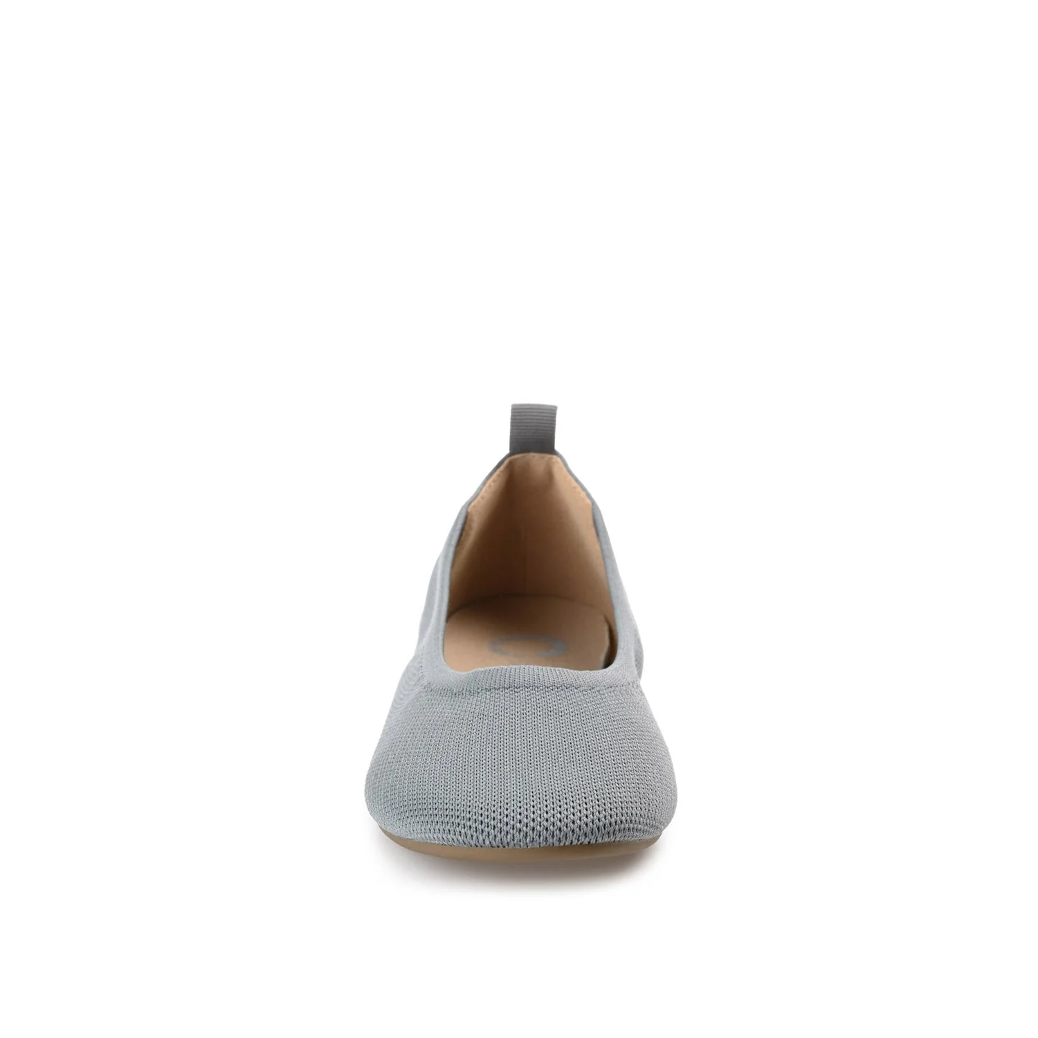 JERSIE KNIT BALLET FLATS IN WIDE - Grey - Image 5