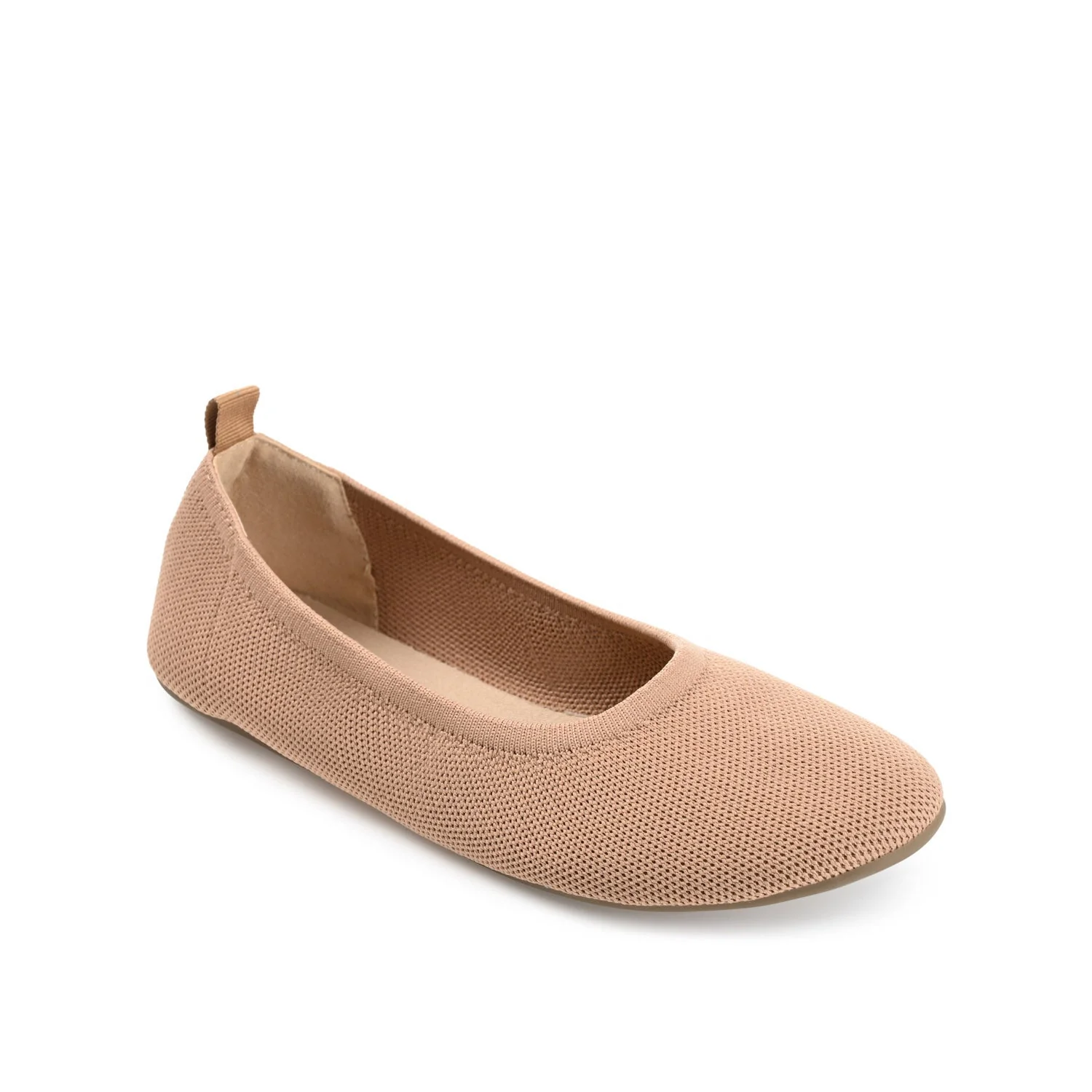 JERSIE KNIT BALLET FLATS IN WIDE - Tan - Image 2