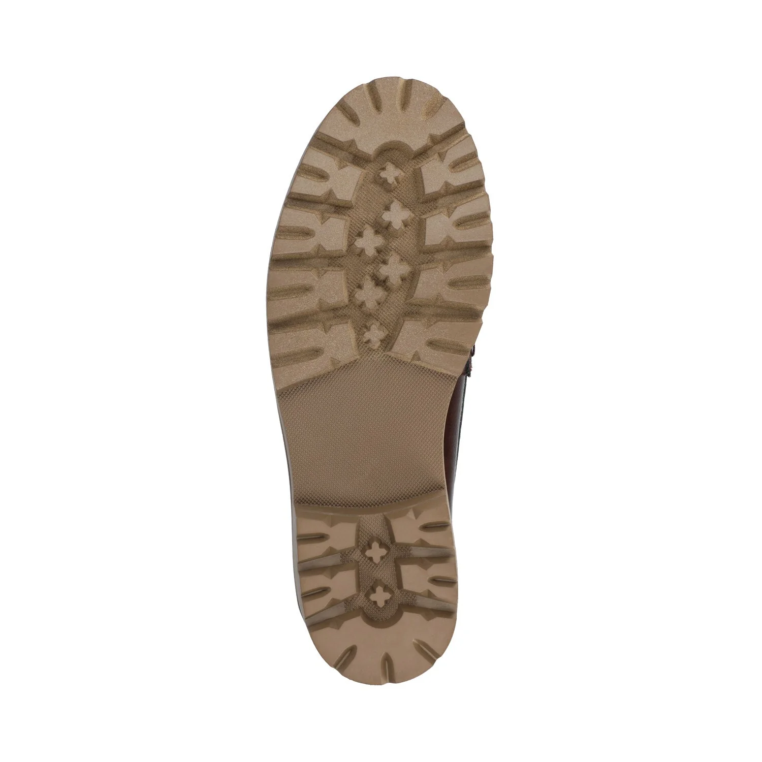 JESSAMEY LOAFER FLAT - Crinkle Brown Sherpa - Image 5