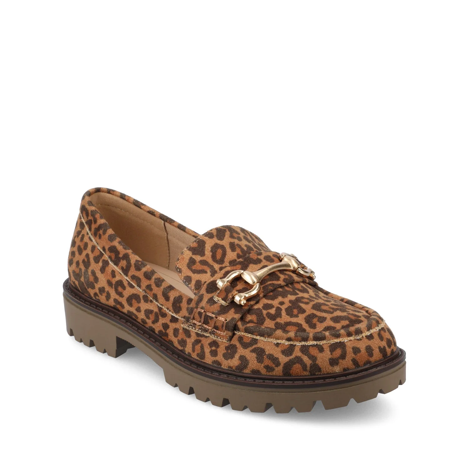JESSAMEY LOAFER FLAT IN WIDE - Leopard - Image 2