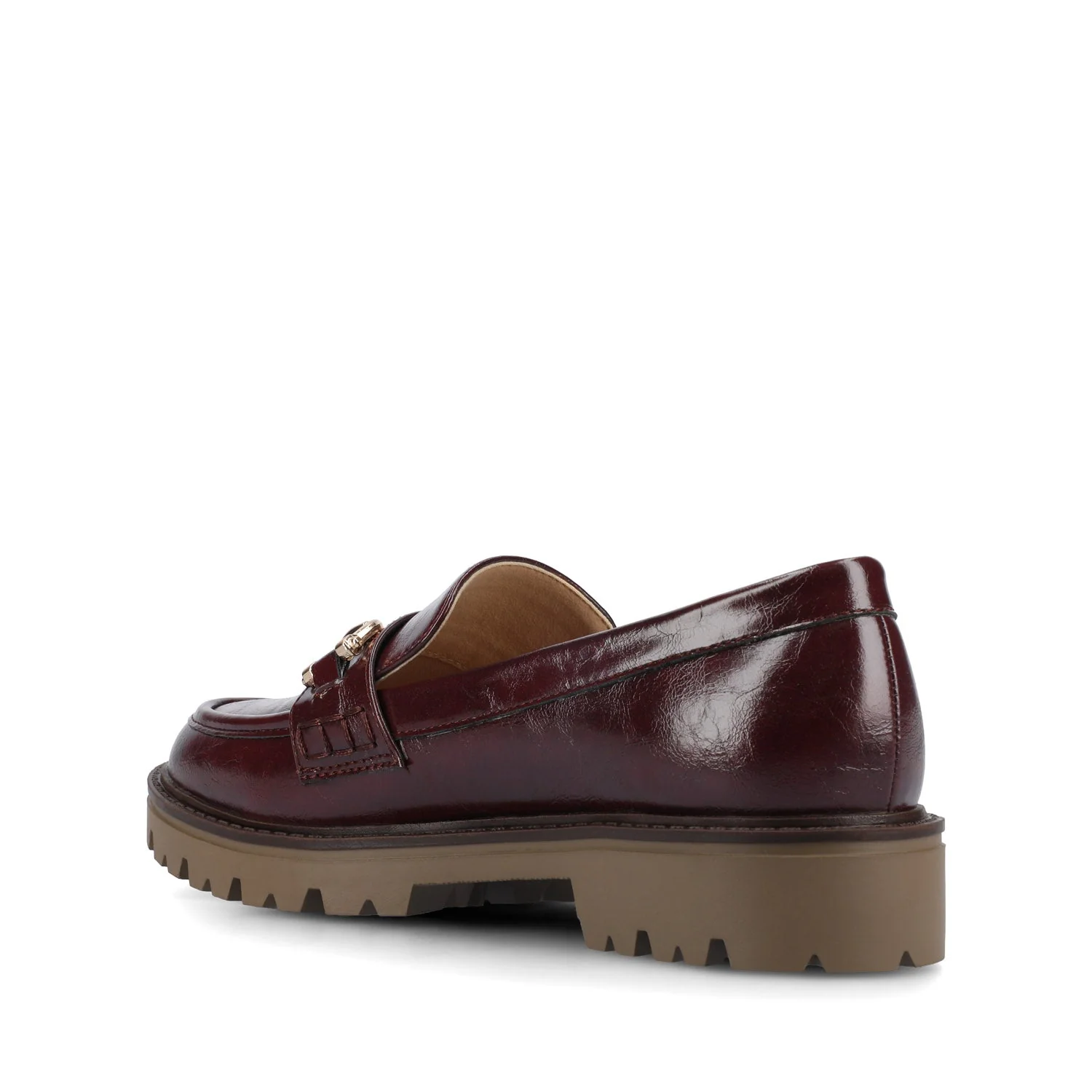 JESSAMEY LOAFER FLAT - Oxblood Patent - Image 3