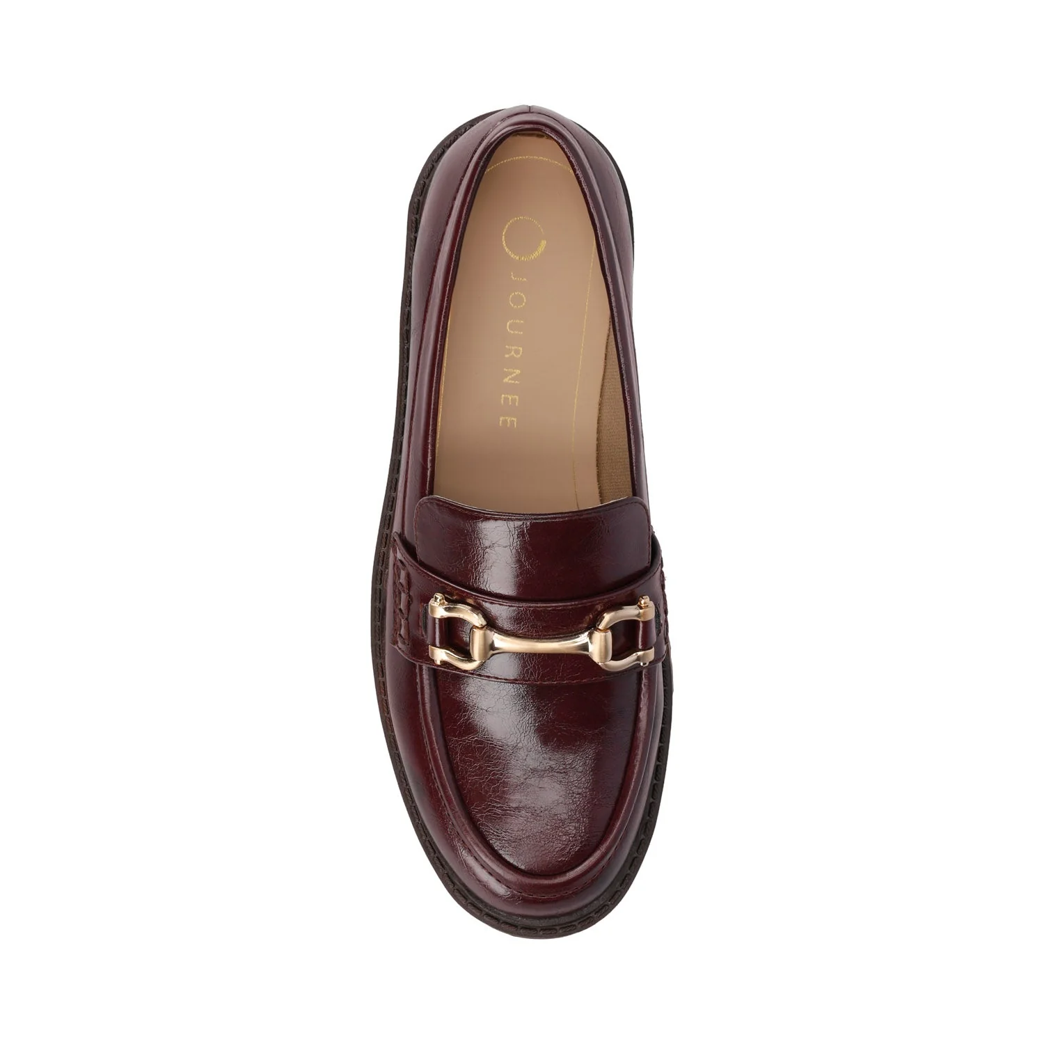 JESSAMEY LOAFER FLAT - Oxblood Patent - Image 4