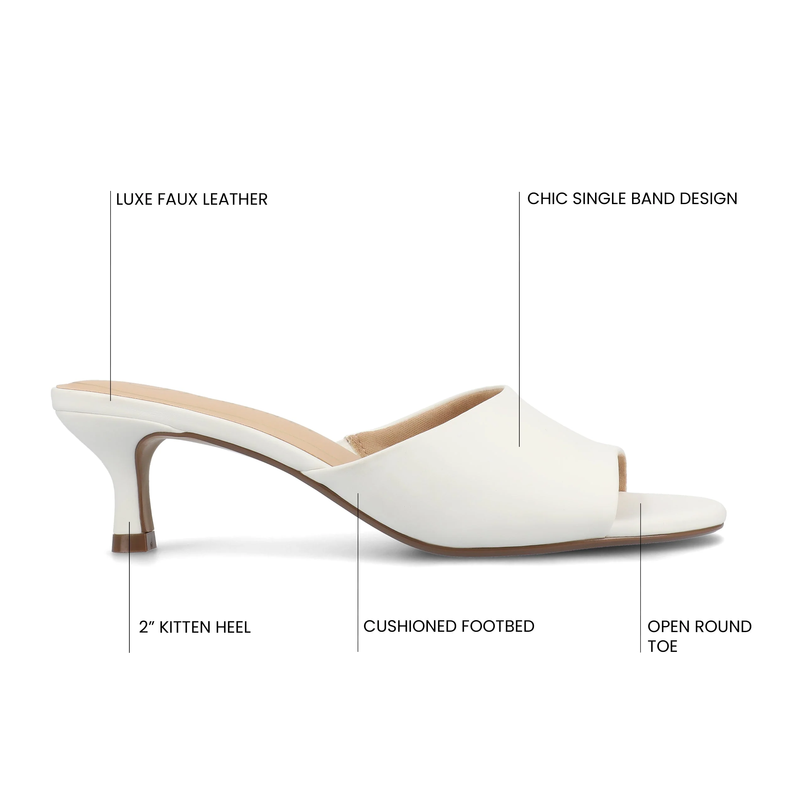 JEYLAH DRESS SANDALS - White PU - Image 6