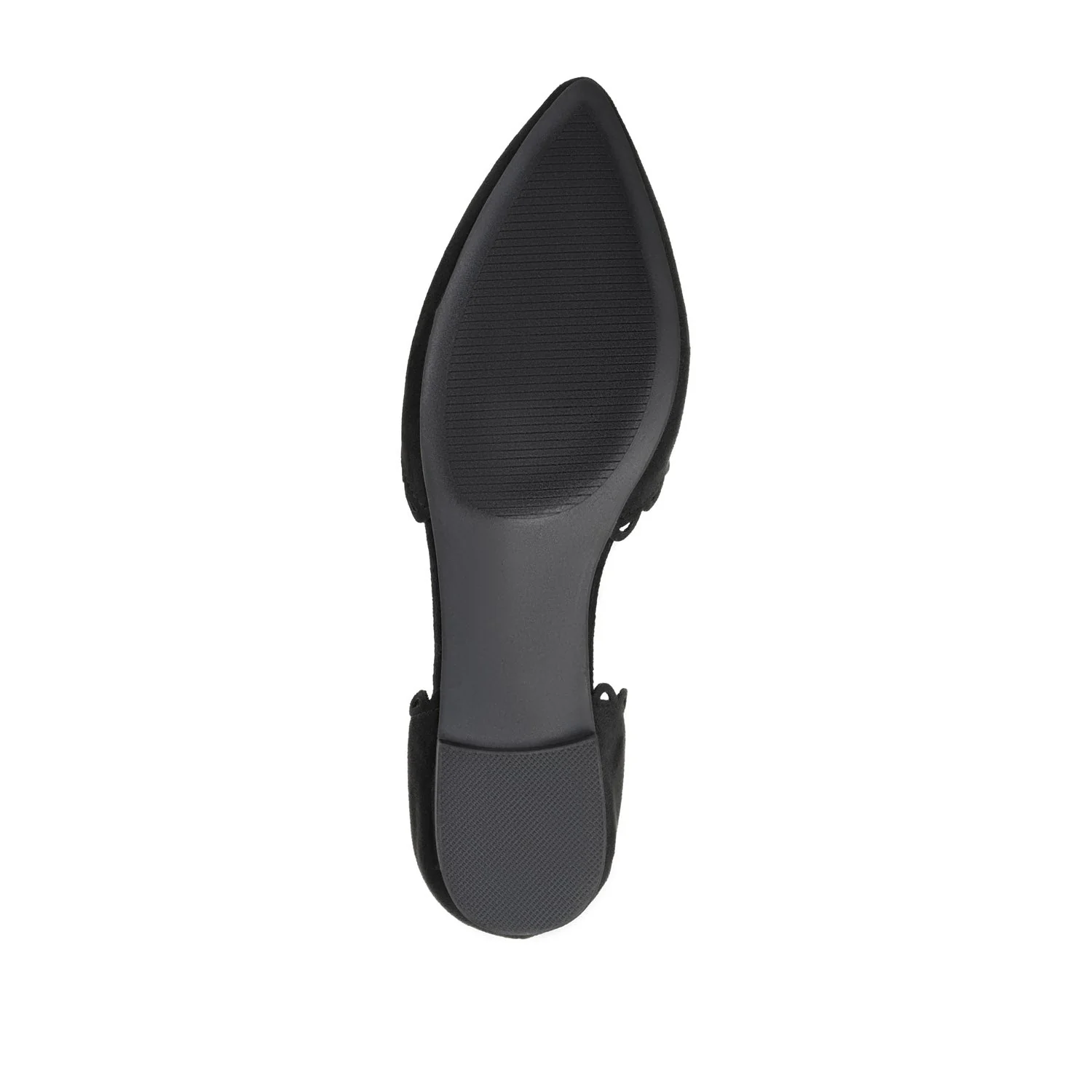 JEZLIN D'ORSAY FLATS IN FAUX SUEDE - Black - Image 8