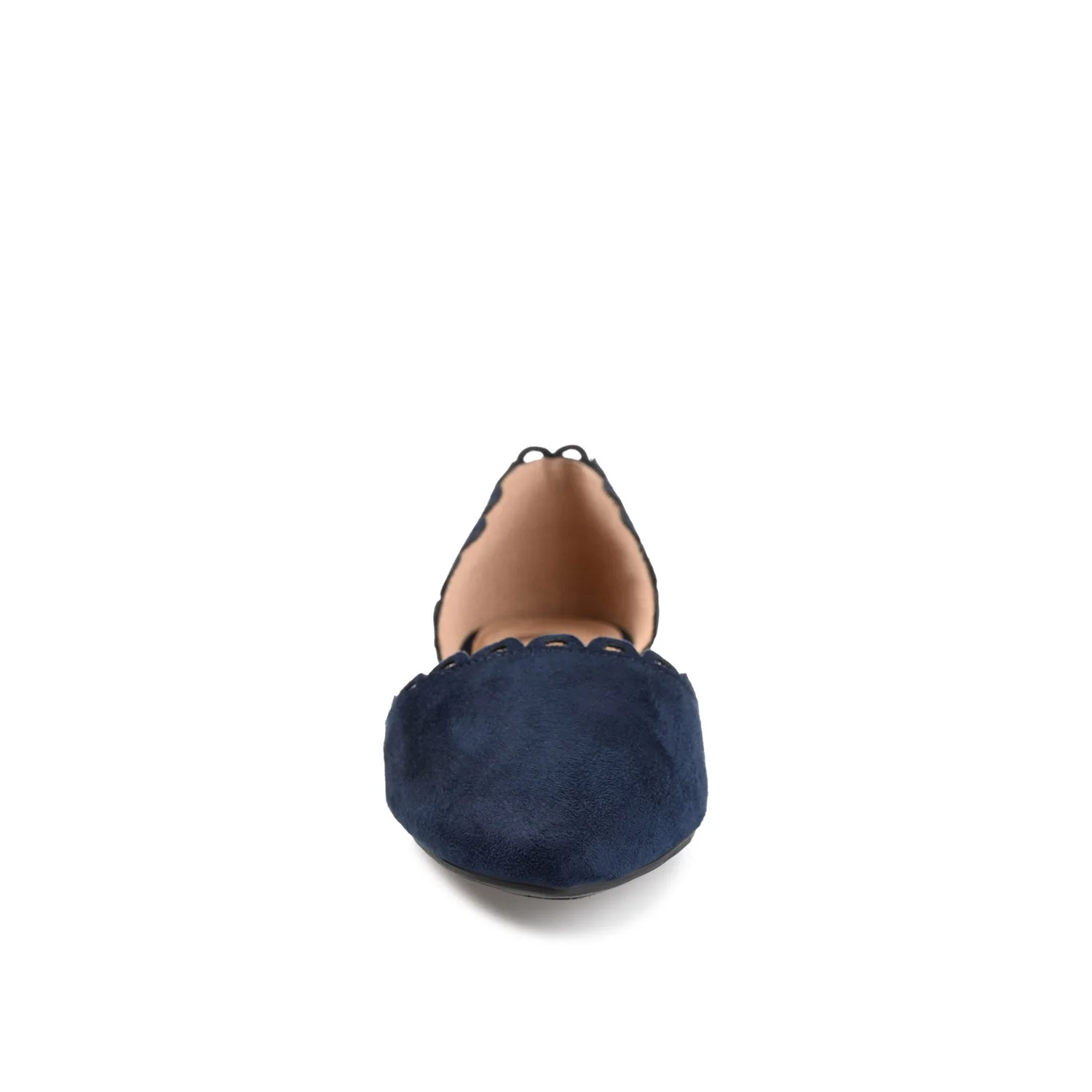 JEZLIN D'ORSAY FLATS IN FAUX SUEDE - Blue - Image 5
