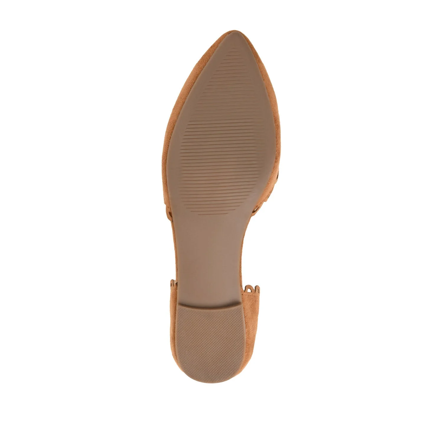 JEZLIN D'ORSAY FLATS IN FAUX SUEDE - Cognac - Image 8