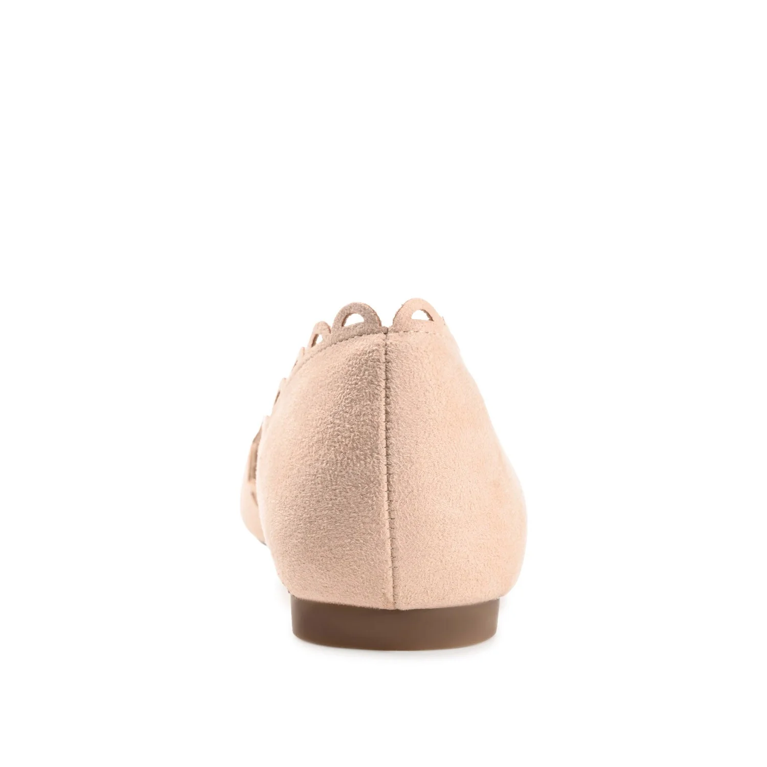 JEZLIN D'ORSAY FLATS IN FAUX SUEDE - Nude - Image 7