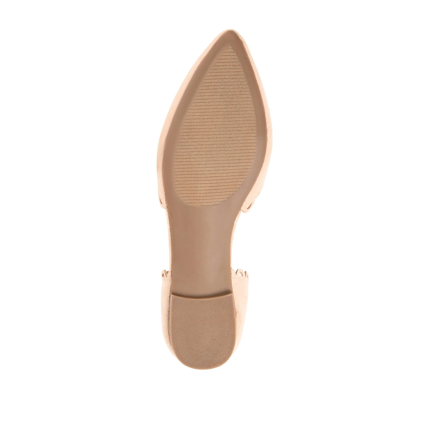 JEZLIN D'ORSAY FLATS IN FAUX SUEDE - Nude - Image 8