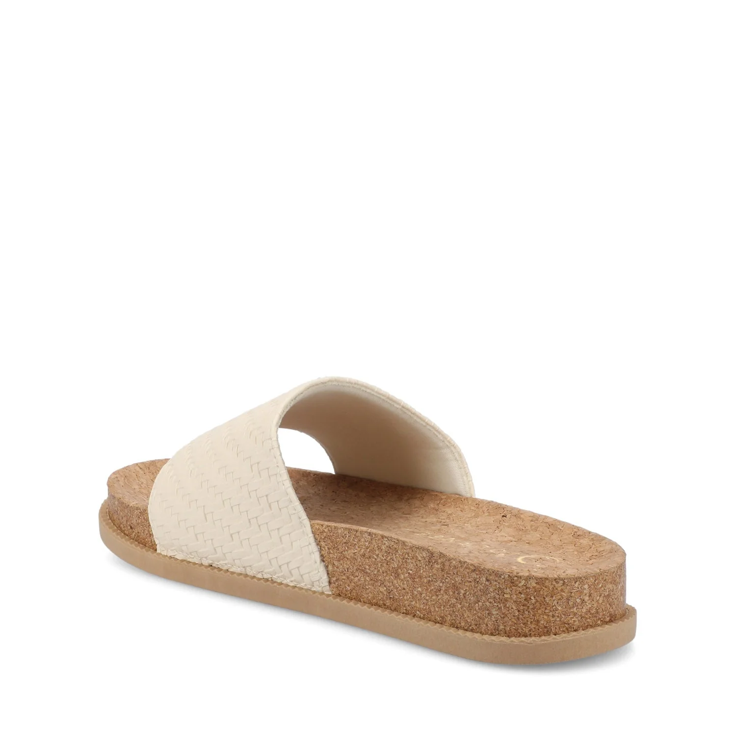 SHEENA SLIP ON BEACH SANDALS - Beige - Image 4