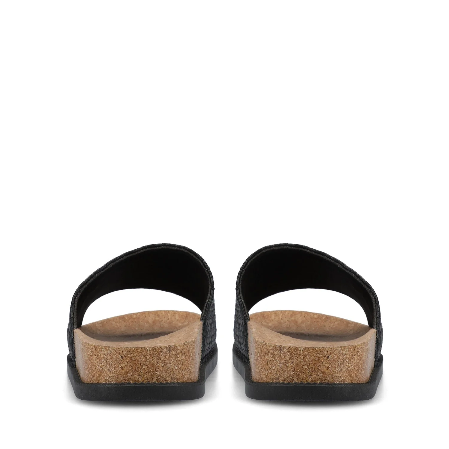 SHEENA SLIP ON BEACH SANDALS - Black - Image 2
