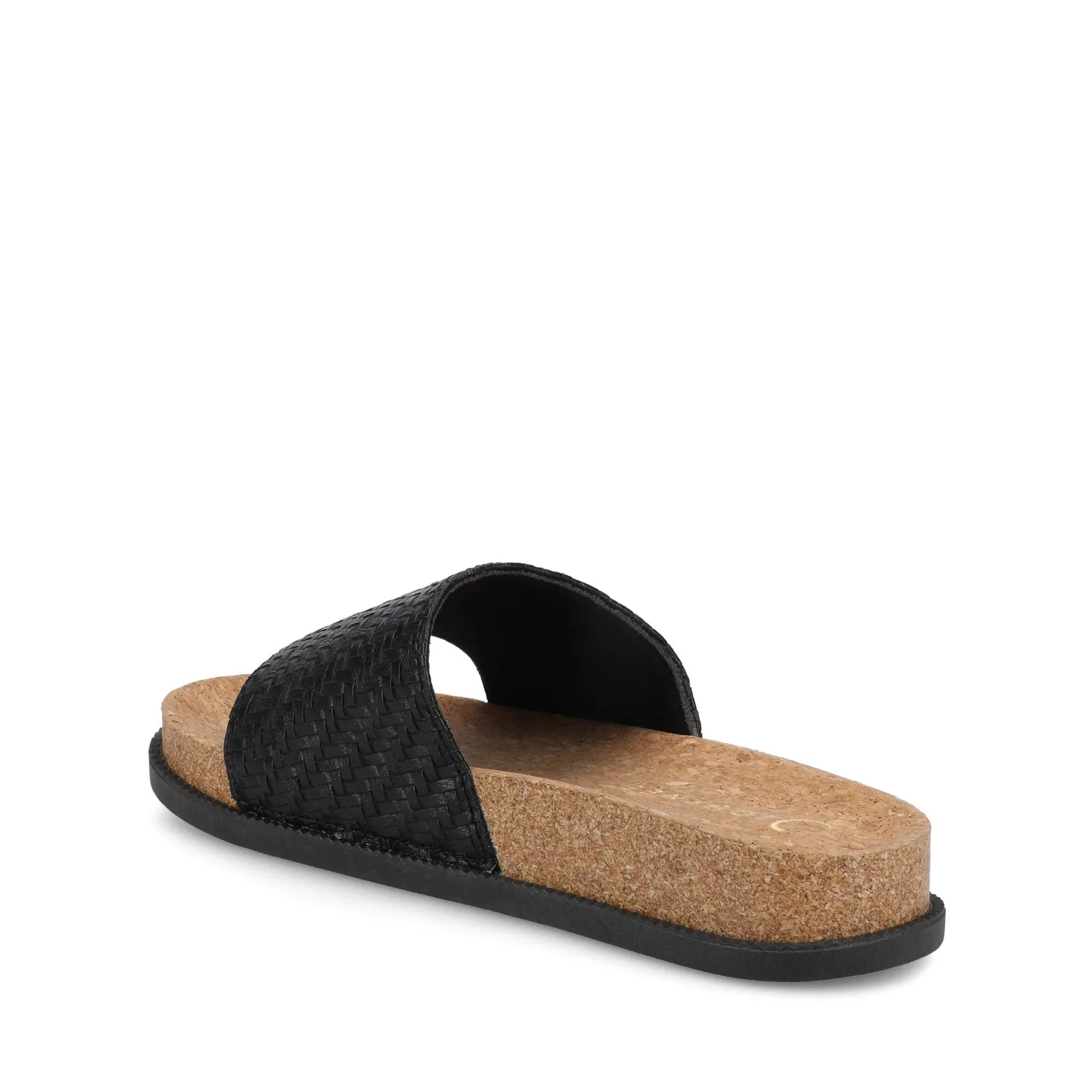 SHEENA SLIP ON BEACH SANDALS - Black - Image 4